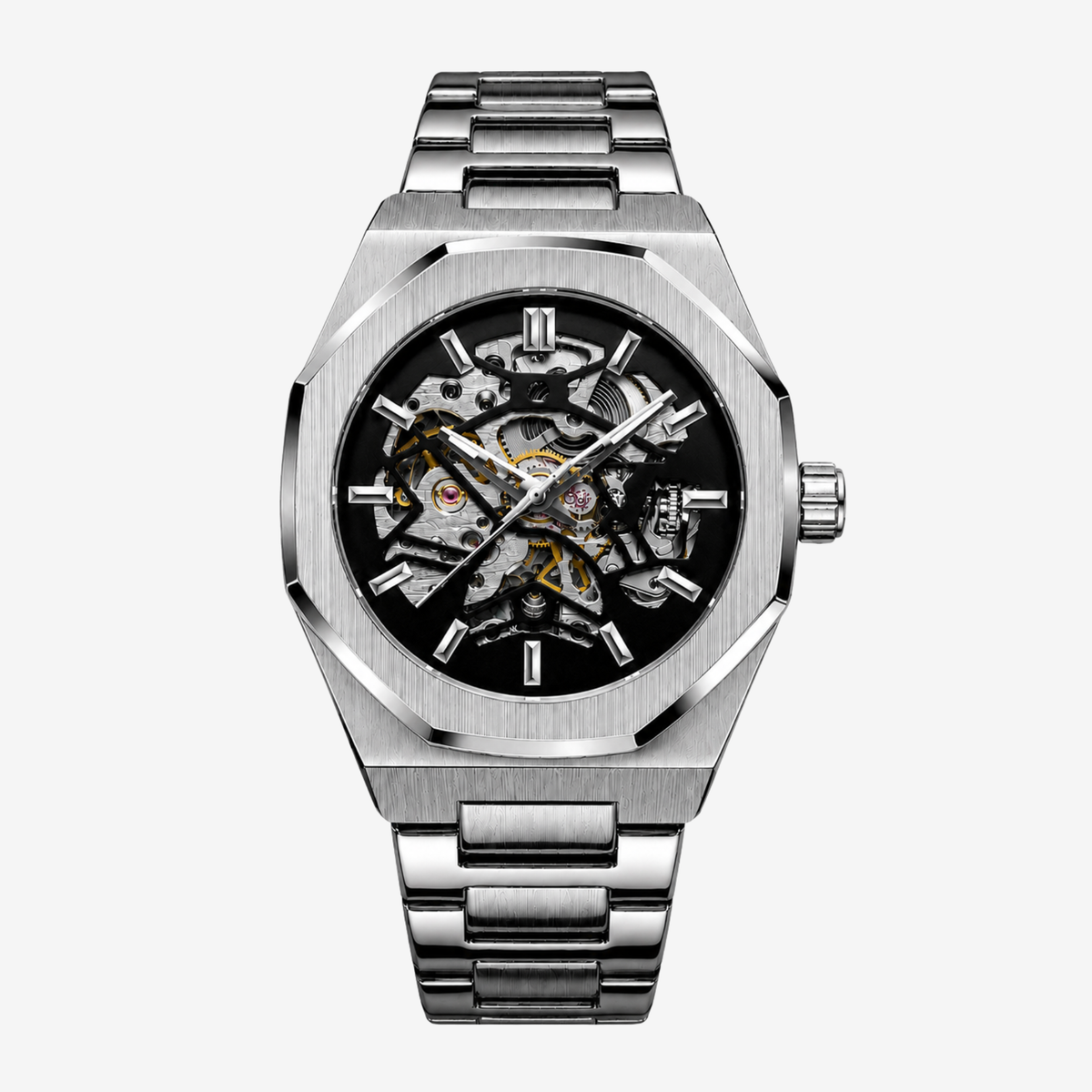 VORO® Corvus Silver · 42mm — Argent